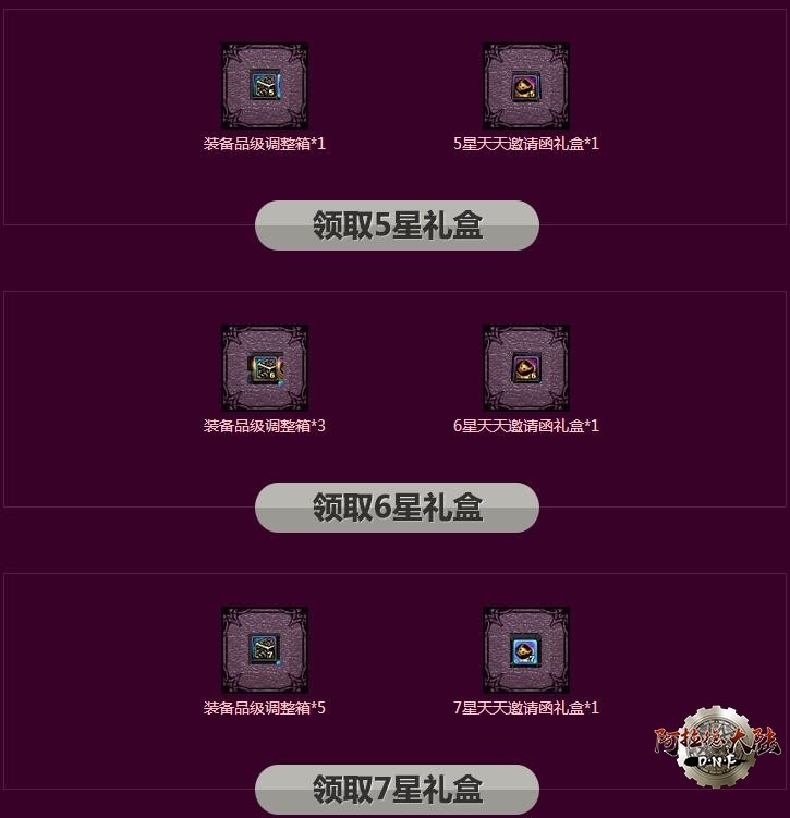 七星礼包 七星礼包