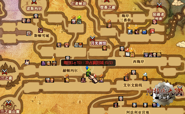 城镇地图