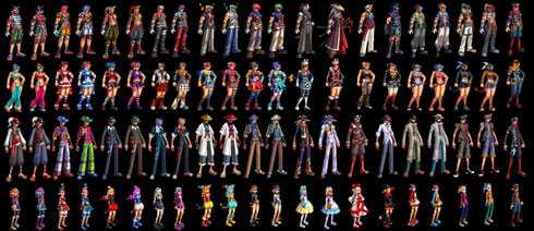 全职业时装列表图示